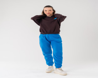 تراك هودي وبنطلون رياضي بلونين متباينين Hooded Tracksuit