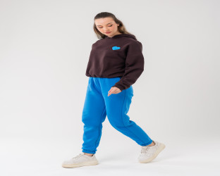 تراك هودي وبنطلون رياضي بلونين متباينين Hooded Tracksuit