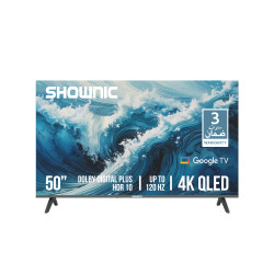 شاشة شونك ”50 4K QLED نظام جوجل - 120 هرتز SHOWNIC 50” Google TV 4K QLED 120Hz