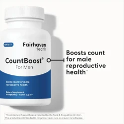 كاونت بوست الرجالي لزيادة عدد الحيوانات المنوية ودعم الاخصاب صنع امريكي CountBoost® for Men, 60 Capsules