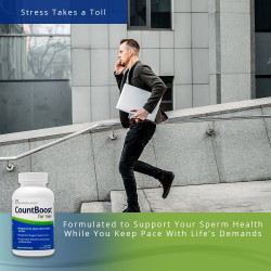 كاونت بوست الرجالي لزيادة عدد الحيوانات المنوية ودعم الاخصاب صنع امريكي CountBoost® for Men, 60 Capsules