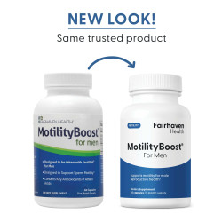 موتلتي بوست رجالي لتحسين وتنشيط حركة الحيوانات المنوية - موصى به MotilityBoost For Men from Fairhavenhealth