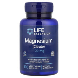 مغنيسيوم سترايت استرخاء نوم عميق وصحة العصاب والقلب Magnesium Citrate 100 mg - MADE in USA