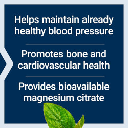 مغنيسيوم سترايت استرخاء نوم عميق وصحة العصاب والقلب Magnesium Citrate 100 mg - MADE in USA