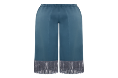 طقم بلوزة وبنطال بتفاصيل شرّابات Quartz Tassel Detailed Blouse And Trouser Set