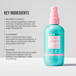 الكسير لزيادة كثاقة و طول الشعر Volume + Growth Elixir 125 ml