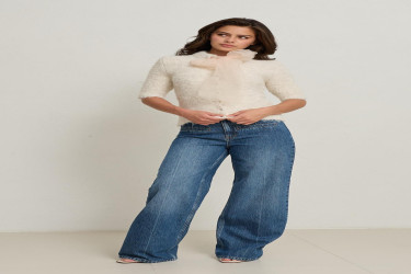 جاكيت تريكو بيج بأكمام قصيرة وتفاصيل فيونكة Open Beige Bow Detailed Short Sleeve Knitwear
