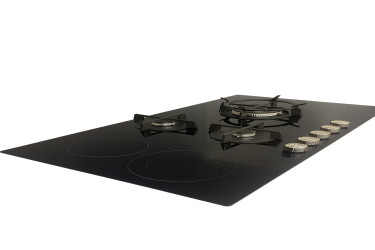 طباخ منضدي ديلونغي 2عين كهربائي - 3 عين غاز - قياس 90 Electric Gas Hob Cooker- Built - In
