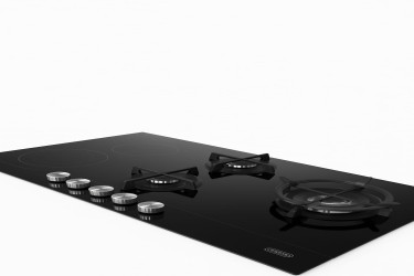 طباخ منضدي ديلونغي 2عين كهربائي - 3 عين غاز - قياس 90 Electric Gas Hob Cooker- Built - In