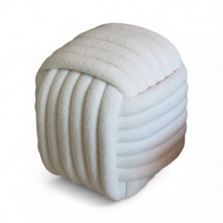 طابورية مقعد بوف knitted pouf