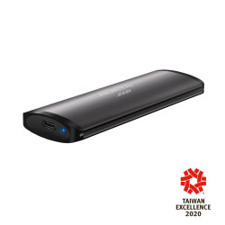 قرص SSD محمول ADATA Elite SE760 بسعة 2 تيرابايت 2TB، USB 3.2 Type-C، بسرعة تصل إلى 1000 ميجابايت/ثانية ADATA Elite SE760 2TB Portable External SSD, USB 3.2 Type-C, Up to 1000MB/s