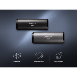 قرص SSD محمول ADATA Elite SE760 بسعة 2 تيرابايت 2TB، USB 3.2 Type-C، بسرعة تصل إلى 1000 ميجابايت/ثانية ADATA Elite SE760 2TB Portable External SSD, USB 3.2 Type-C, Up to 1000MB/s