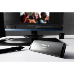 قرص SSD محمول ADATA Elite SE760 بسعة 2 تيرابايت 2TB، USB 3.2 Type-C، بسرعة تصل إلى 1000 ميجابايت/ثانية ADATA Elite SE760 2TB Portable External SSD, USB 3.2 Type-C, Up to 1000MB/s