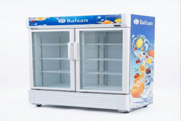 ثلاجة عرض عمودية طراز بابين 510 لتر Double Door Display Fridge 510L