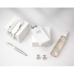 مجموعة عطر لينك الرجالية Gift Set Link White Woods Perfume for Men