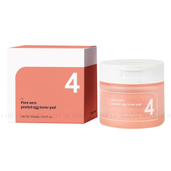 تونر بادز لتصغير المسام رقم 4 - 30 قطعة No.4 Pore Zero Peeled Egg Toner Pad - 30 Pads