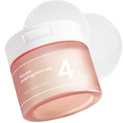 تونر بادز لتصغير المسام رقم 4 - 30 قطعة No.4 Pore Zero Peeled Egg Toner Pad - 30 Pads