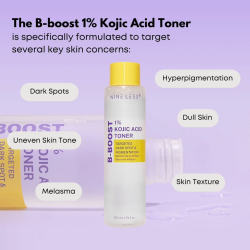 تونر حمض كوجيك 1% لتفتيح البشرة B-Boost 1% Kojic Acid Toner