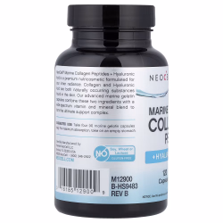 كبسولات كولاجين بحري وحمض الهيالورنيك اسيد من نيوسيل NeoCell, Marine Collagen Peptides  Hyaluronic Acid, 120 Capsules