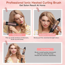 فرشاة الحرارية 32 مم لتنعيم وتجعيد وتكثيف الشعر 32mm thermal brush for smoothing, curling and volumizing hair