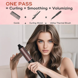 فرشاة الحرارية 32 مم لتنعيم وتجعيد وتكثيف الشعر 32mm thermal brush for smoothing, curling and volumizing hair