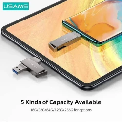 فلاش تخزين مزدوج Type C + USB 3.0 عالي السرعة Dual Flash Drive Type C + High-Speed ​​USB 3.0