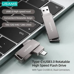 فلاش تخزين مزدوج Type C + USB 3.0 عالي السرعة Dual Flash Drive Type C + High-Speed ​​USB 3.0