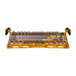 لوحة مفاتيح الألعاب اللاسلكية GravaStar Mercury K1 Pro - أصفر + ماوس ألعاب لاسلكي غرافاستار ميركوري إكس برو ٨ كيلوهرتز أصفر GravaStar Mercury K1 Pro Wireless Gaming Keyboard - Yellow + GravaStar Mercury X Pro 8KHz Wireless Gaming Mouse Yellow