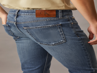 جينز رجالي Slim بتأثير باهت Men's Faded Slim Jeans