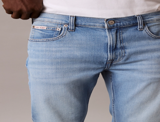 جينز رجالي نحيف Men's Slim Tapered Jeans