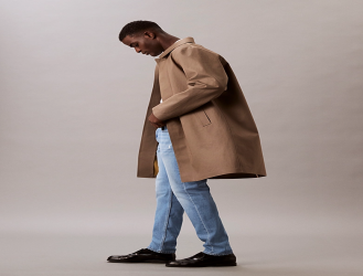 جينز رجالي نحيف Men's Slim Tapered Jeans