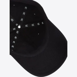 كاب بيسبول قطن بشعار TH أسود Cotton 6-Panel Baseball Cap TH Monogram - Black