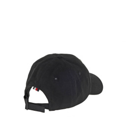 كاب بيسبول قطن بشعار TH أسود Cotton 6-Panel Baseball Cap TH Monogram - Black