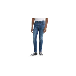 جينز رجالي بقصّة ضيقة (Slim Taper) دينم داكن Men's Slim Tapered Fit Jeans Denim Dark