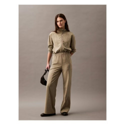 بنطلون رياضي نسائي بخصر عالٍ وقصة مستقيمة Women's Active Commute Technical Pants High-Rise Straight Leg