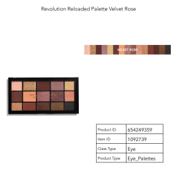 باليت ايشادو 15 لون ريلودد من ميكب ريفلوشن Makeup Revolution Reloaded Eyeshadow Palette – 15 Shades