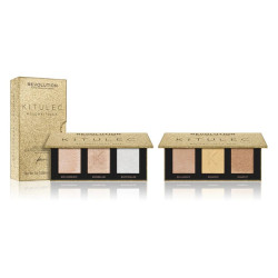 باليت هايلايتر من قطعتين X Kitulec Glow Kit Highlighter Palette 2Pack