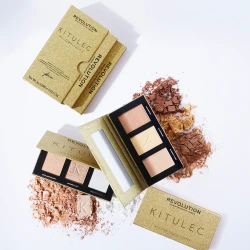 باليت هايلايتر من قطعتين X Kitulec Glow Kit Highlighter Palette 2Pack