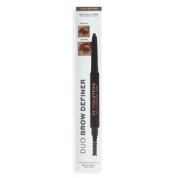 قلم حواجب مزدوج - بني داكن Duo Brow Pencil - Dark Brown