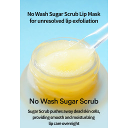 ماسك شفاه مقشر بسكر الليمون Lemon Sugar Scrub Lip Mask