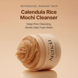 غسول رغوي مهدئ للوجه بموتشي الأرز للبشرة الجافة والحساسة Calendula Rice Mochi Foaming Facial Cleanser 120g