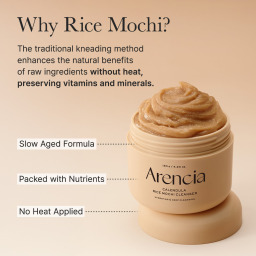 غسول رغوي مهدئ للوجه بموتشي الأرز للبشرة الجافة والحساسة Calendula Rice Mochi Foaming Facial Cleanser 120g