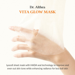 سيت ماسك ورقي فيتا جلو لتفتيح البشرة 4 قطع Vita Glow Brightening Sheet Mask set 4 Pcs