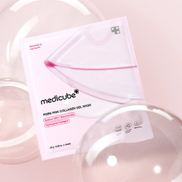 ماسك جل ورقي للوجه بالكولاجين الوردي وPDRN بحجم 28 جم × 4 PDRN Pink Collagen Gel Mask Sheet - 28g x 4