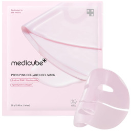 ماسك جل ورقي للوجه بالكولاجين الوردي وPDRN بحجم 28 جم × 4 PDRN Pink Collagen Gel Mask Sheet - 28g x 4