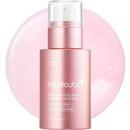 سيروم الكولاجين الوردي PDRN والإكسوسوم 2000 شوت للوجه 30 مل PDRN Pink Collagen Exosome 2000 Shot Facial Serum 30ml