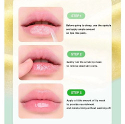 ماسك شفاه مقشر بسكر الليمون Lemon Sugar Scrub Lip Mask
