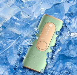 ليزر  منزلي ثلجي  بتقنية ipl لإزالة الشعر من كل الجسم من ليزر رفاهية. Home ice laser with IPL technology for full body hair removal from Rafahea Laser.