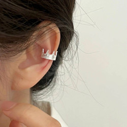 حلق أذن فضي silver earring