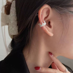 حلق أذن فضي silver earring